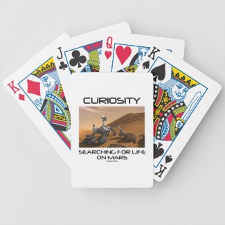 Curiosity Searching For Life On Mars (Mars Rover) Bicycle Card Deck