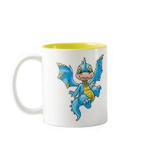 Curious blue Scorchio mugs