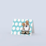 Curious Border Collie Blank Note Cards