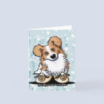 Curious Border Collie Note Card