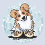 Curious Border Collie Stickers