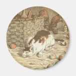 Curious Cat Artwork Magnet