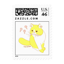 Curious Cat Doodle Art Postage postage by oodlesdoodles Curious Cat Doodle Art Postage postage