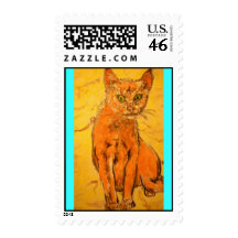 curious cat postage