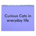 Curious Cats in everyday life - Customized calendars