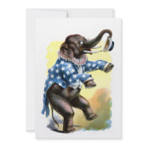 Curious Creatures - Elephant Invitations