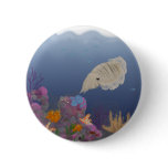 Curious Cuttlefish Button