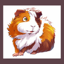 Curious Guinea Pig posters