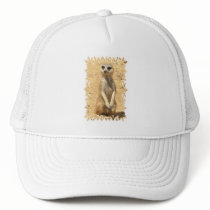 Curious Meerkat Baseball Cap Trucker Hat