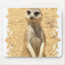Curious Meerkat Mouse Pad
