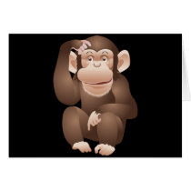 Curious Monkey Card