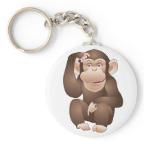 Curious Monkey Key Chains