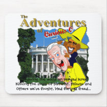 Curious O and Ranger Joe mousepads