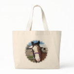 Curious Quarter Horse Canvas Bag