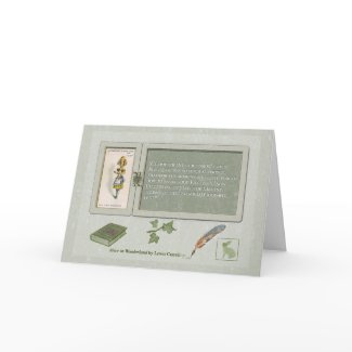 Curiouser and Curiouser Greeting Card card
