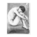 Curl Male Nude postcards