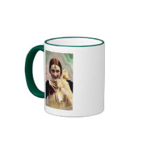 Curl on Her Forehead Coffee Mugs