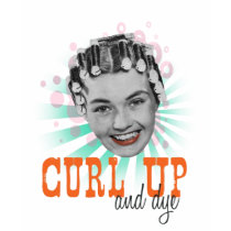 Curl Up and Dye Ladies Lime Shirt
