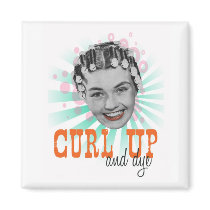 Curl Up and Dye Magnet