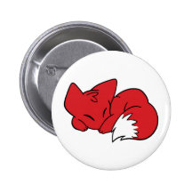 Curled Sleeping Fox