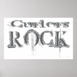 Curlers Rock Print