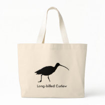 Curlew silhouette Bag by naturalphotos Curlew silhouette Bag