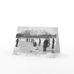 Curling in Central Park NYC Greeting Card