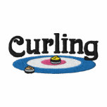 Curling Logo Embroidered Track Jacket