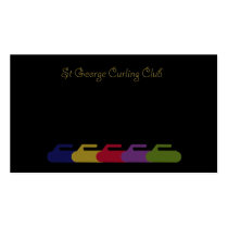 curling rainbow business cards