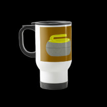 Curling Rocks Travel Mug mugs