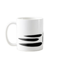 curling stone icon coffee mug