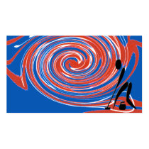 curling twirl business cards