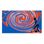 curling twirl business card template
