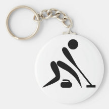 Curling - Universal Olympic World Symbol Key Chains