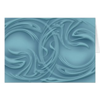 Curls Over Blue card