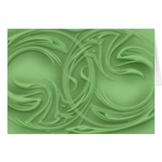 Curls Over Green card