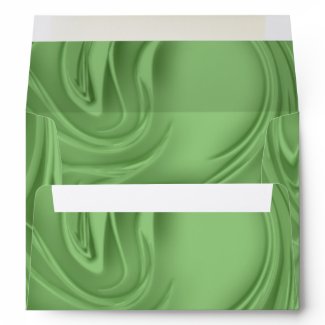 Curls Over Green envelope