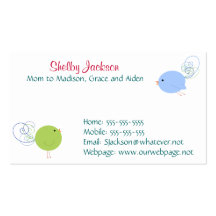 Curly Birds Business Card