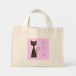Curly Black Kitty Bag