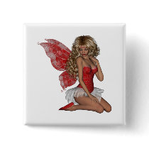 Curly Blond 3D Fairy in Pink