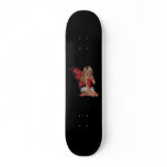 Curly Blond 3D Fairy in Pink Skateboards