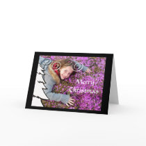 Curly Christmas template cards by myhome71 Curly Christmas template cards