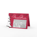 Curly Christmas template cards