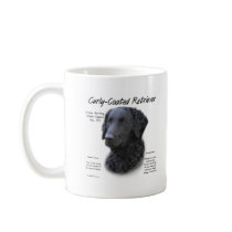 Curly-Coated Retriever History Design Coffee Mugs