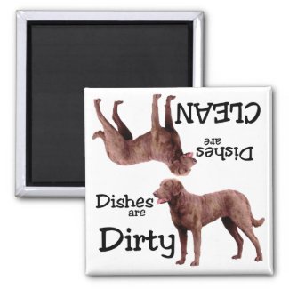 Curly Coated Retriever Lovers Dishwasher Magnet magnet