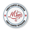 CURLY-COATED RETRIEVER mom magnet