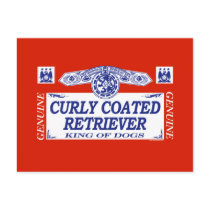 Curly Coated Retriever postcards by dogbreedz Curly Coated Retriever postcards