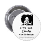 Curly Confidence Button buttons