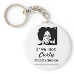 Curly Confidence Keychain keychains
