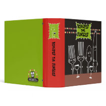 curly forks retro cooking for singles recipe binde 3 ring binder